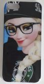 Case de Silicone Frozen Estiloso Elsa Mod1 iPhone 5/5s/SE
