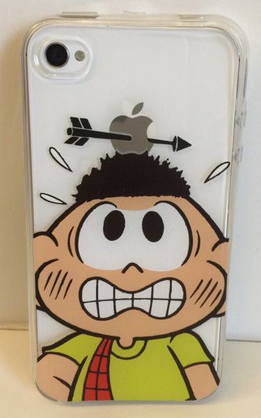 Case de Silicone Cascão Mod.2 iPhone 4/4s