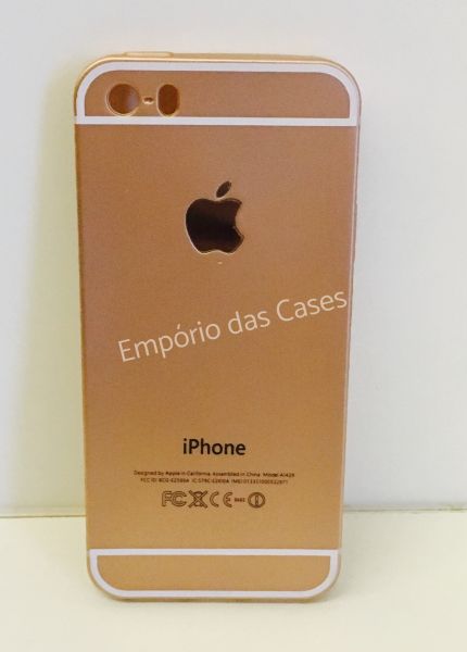 Case Flexível Rose iPhone 5/5s/SE