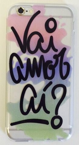 Case de Silicone Vai Amor ai? iphone 6/6s