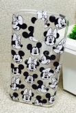 Case de Silicone Mickey Minnie Faces Moto G4 / G4 Plus