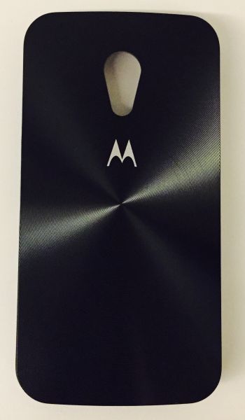 Case Metalizada Preto Moto G 2