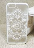 Case Alto Relevo Mandala Branca iphone 5/5s/SE