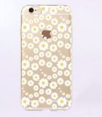 Case de Silicone Margaridas iphone 5/5s/SE