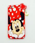 Case 3D Minnie Charme Vermelho iphone 5/5s/SE