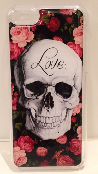 Case Caveira Flower iPhone 5C