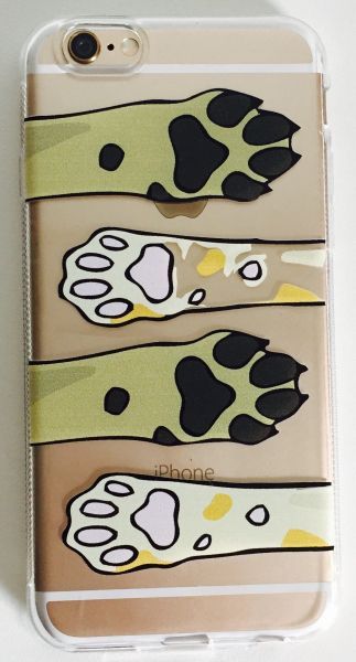 Case de Silicone Patinhas iphone 5c