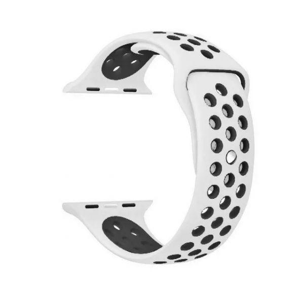 Pulseira Watch Esportiva Branco e Preto