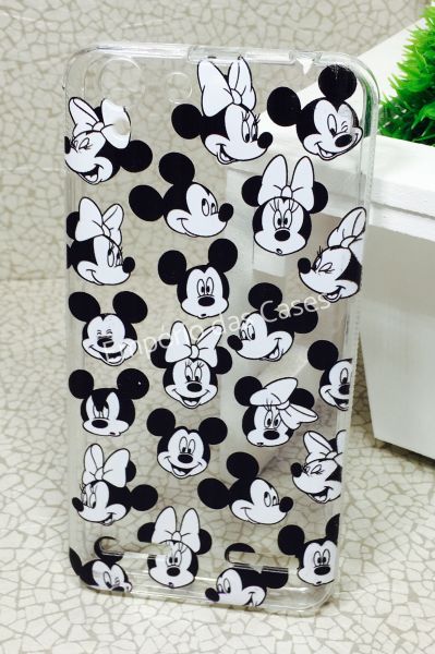 Case de Silicone Mickey Minnie Faces Lenovo K5