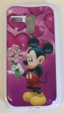 Case de Silicone Love Mickey Moto G