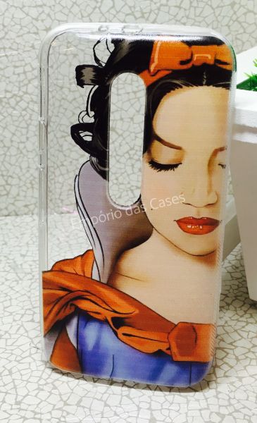 Case de Silicone Branca de Neve New Moto G3