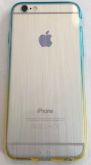 Case Brilhante Degrade Azul e Amarelo iphone 5/5s/SE