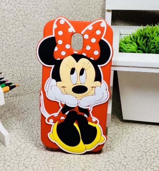 Case 3D Minnie Charme Vermelho Galaxy J7 Pro