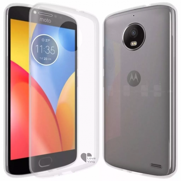 Case de Silicone Transparente Moto E4