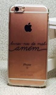 Case de Silicone Livrai-me do mal iPhone 6/6s