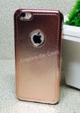 Case Flexível estilo Couro Rose iphone 6/6s