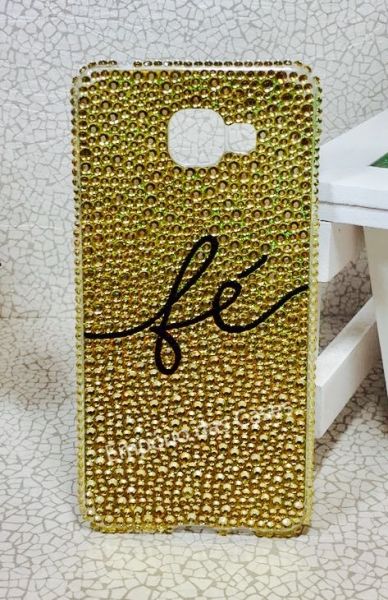 Case Strass Fé Gold Galaxy A7 A710