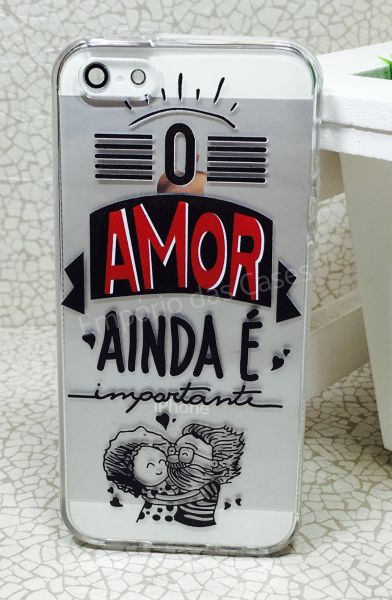 Case de Silicone O importante é o Amor iphone 6/6s