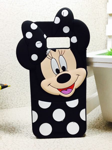 Case 3D Minnie Show Black Galaxy S8 Plus