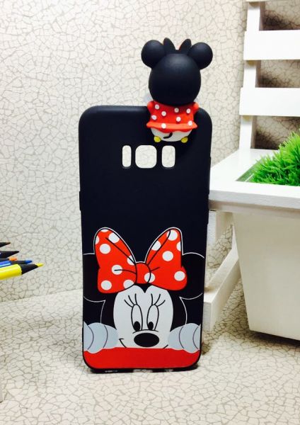 Case 3D Minnie Agarradinho Galaxy S8 Plus