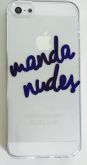 Case de Silicone Manda Nudes iphone 5c