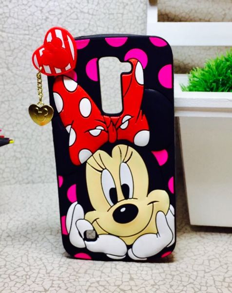 Case 3D Minnie Charme Preto LG K10