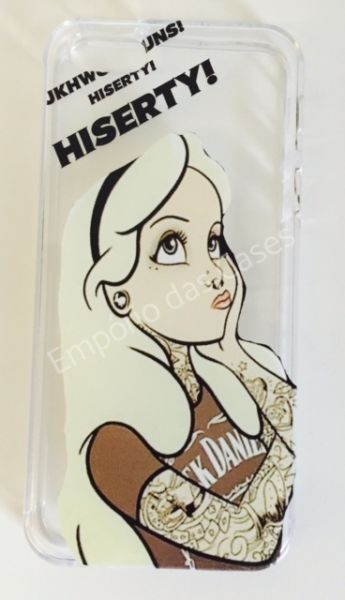 Case de Silicone Alice tatuada iphone 5/5s/SE