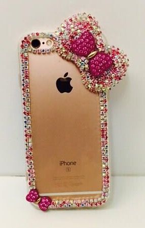 Case Laço Diva com Strass iphone 6/6s