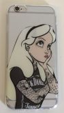 Case de Silicone Alice tatuada Iphone 6 Plus/6s plus