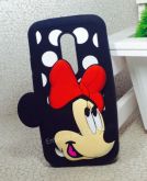 Case 3D Minnie Carão Moto G2