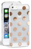 Case de Silicone Dourada Kate Spade iphone 4/4s