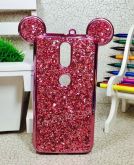 Case Minnie Orelha Luxo Rosa Moto G4/G4 Plus