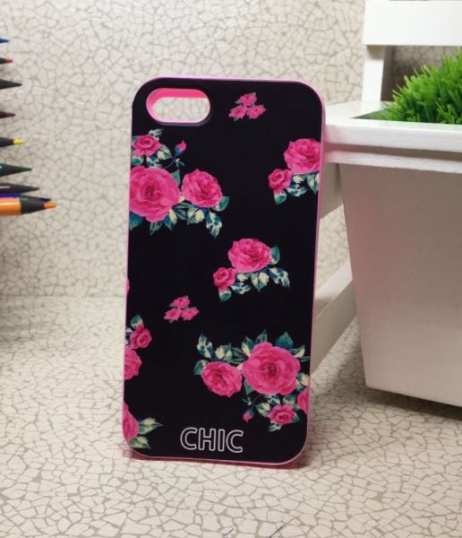 Case 3D Chic Rosas Flores Iphone 5 / 5S /SE