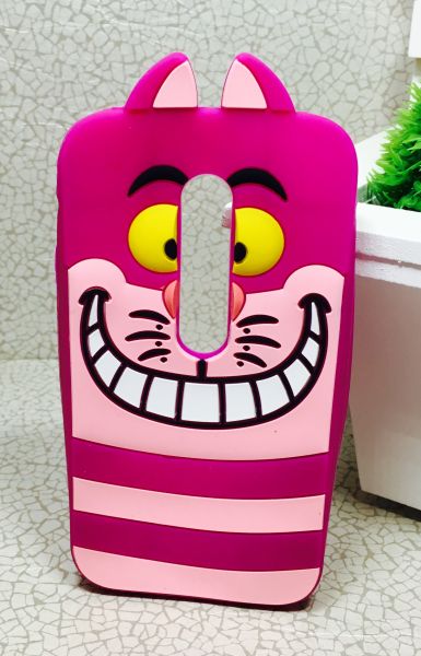 Case 3D Gato Cheshire Alice Moto G3