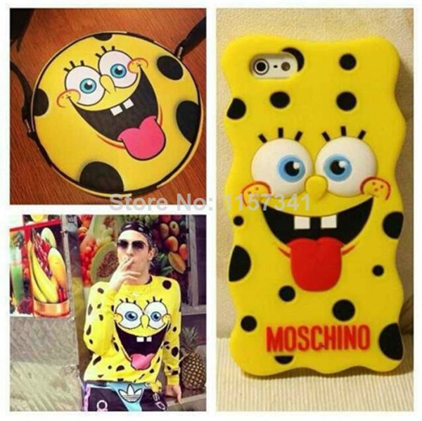 Case Bob Esponja Lingua Moschino iPhone 6/6s