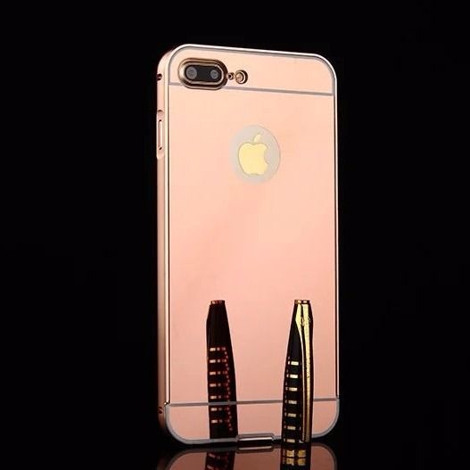 Case Espelhada Rose iphone 7 plus