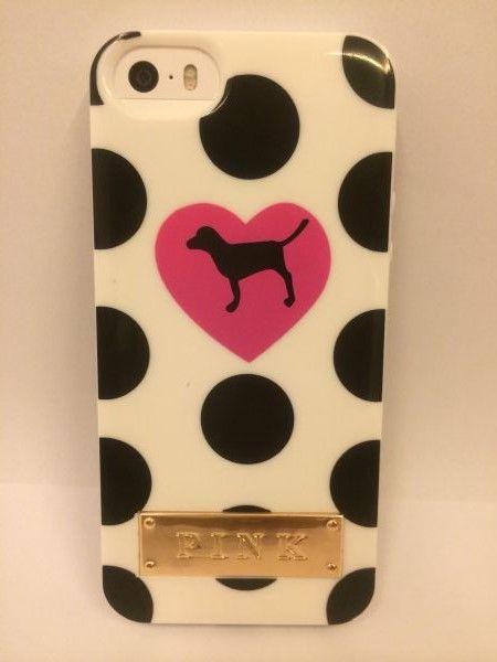 Case Secret Pink Cachorro Branco iphone 5/5s/SE