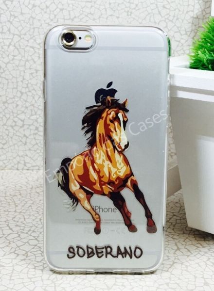 Case de Silicone Cavalo Soberano iphone 6/6s