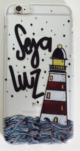 Case de Silicone Seja Luz Iphone 5/5s/SE