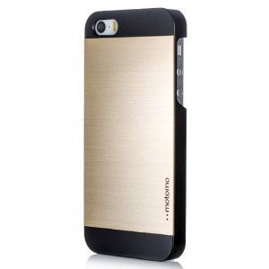 Case Motomo Alumínio Escovado Dourado iphone 4/4s