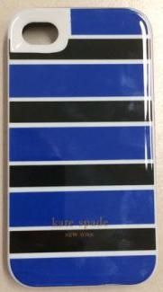 Case Kate Spade Azul e Preta iPhone 4/4s