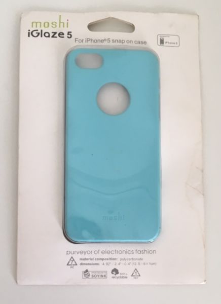 Case Anti Impacto Moshi Azul claro iPhone 5/5s/SE