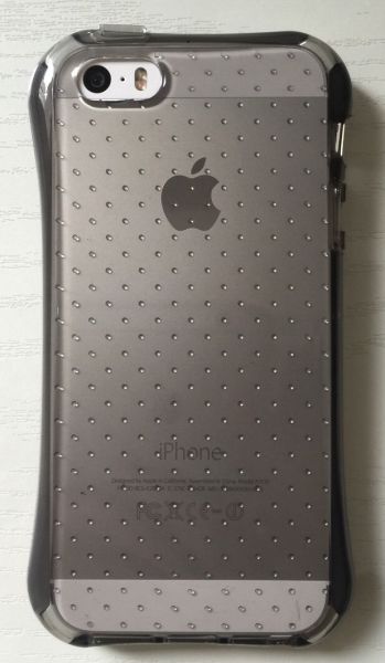 Case Silicone Luxo Preto iPhone 5/5s/SE