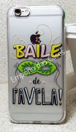 Case de Silicone Baile de Favela iphone 6/6s