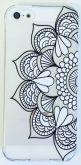 Case de Silicone Flor de Henna iphone 5c