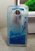 Case Água Glitter Azul Galaxy Gran Prime