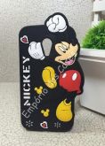 Case 3D Mickey Preto Moto G2