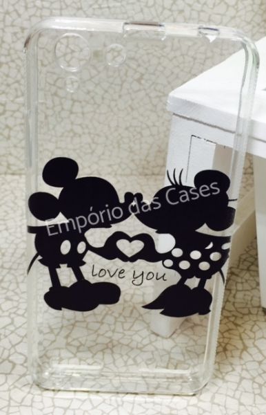 Case de Silicone Mickey Minnie Lenovo K5