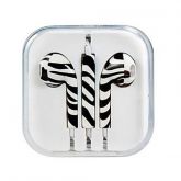 Fone de Ouvido Luxo Zebra