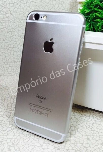 Case Flexível Prata iPhone 6/6s